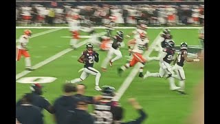 Houston Texans DB Steven Nelson returns an interception 82 yards for a TD vs Browns in 2024 playoffs