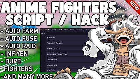 [NEW] Anime Fighters Simulator Script GUI Hack Auto Farm Kill All + Auto Fuse PASTEBIN 2022