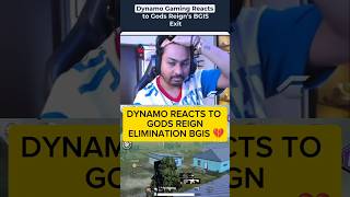DYNAMO SHOCKED 😱 GODS REIGN OUT BGIS! #dynamogaming #godreign #bgis #bgmi #bgminews #indianesports