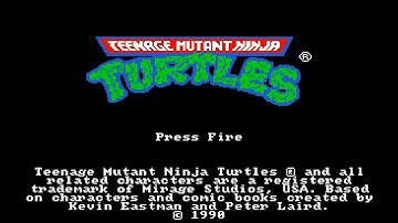 Teenage Mutant Ninja Turtles (Amiga 50Hz) - Intro / Attract Mode