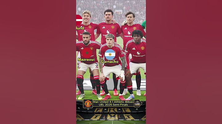 Man United 4-1 Athletic Bilbao UEL 2025 Semi Finals | Player's Nation