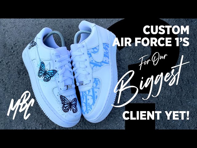 Baby blue LV swoosh – bluebeecustoms