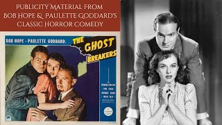 Famous THE GHOST BREAKERS 1940 - Publicity Photos From Bob Hope & Paulette Goddard's Classic Horror Comedy Wealth