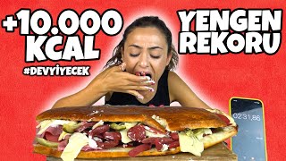 Dev Yengen Yeme Challenge-10000 Kcalsüreli Rekor