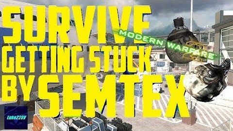SURVIVING BEING STUCK BY A SEMTEX IN MW2