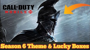 CODM SEASON 6 THEME | CODM SEASON 6 MYTHIC TEMPLAR ALL LUCKY DRAW | COD MOBILE