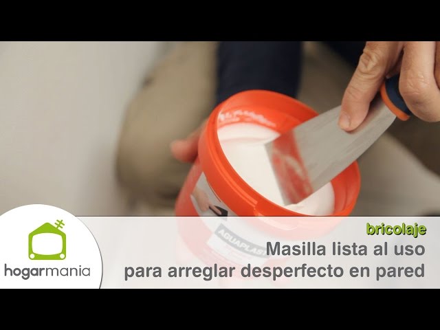 Masilla para Pared 👉 Rellena grietas o rajaduras, nivelando la