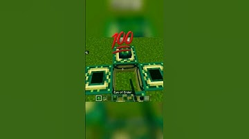 minecraft one block end portal#shortsviral#minecraft