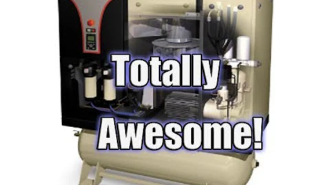 You NEED This Seriously Quiet Ingersoll Rand Rotary Screw Air Compressor in your Shop!  $$$$$$$