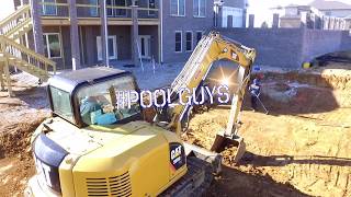 Radiant Pool Installation | 20 x 40 | Custom Tanning Ledge | Step 1 of 4 | #PoolGuys 2019