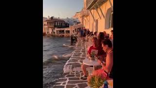 Mykonos sunset   🌇🌅 explore 🍻🍹 Mykonos town, Greece | tourist heaven or hell Wealth