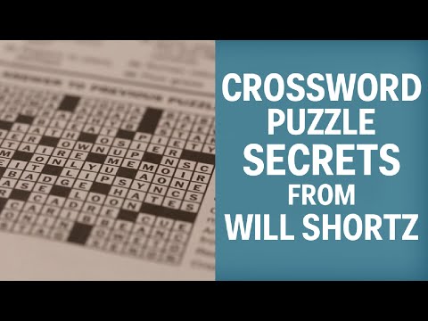 Video: How To Learn To Solve Crosswords