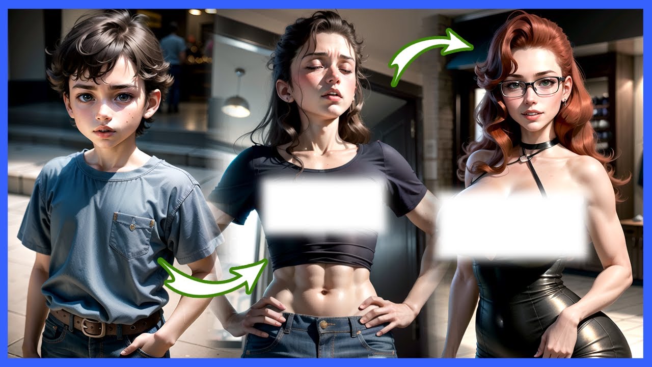 Turned Into A Girl After Going To The Mall | TG TF Transformation ...
