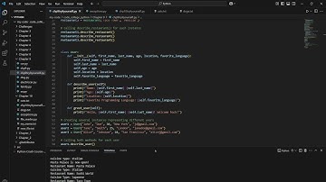 Chapter 9: Python Crash Course