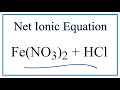 Net Ionic Equations and Reactions