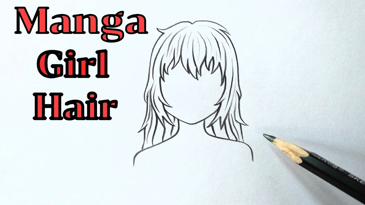 How to Draw Anime Hair for Girls and Women - Easy Step by Step Tutorial