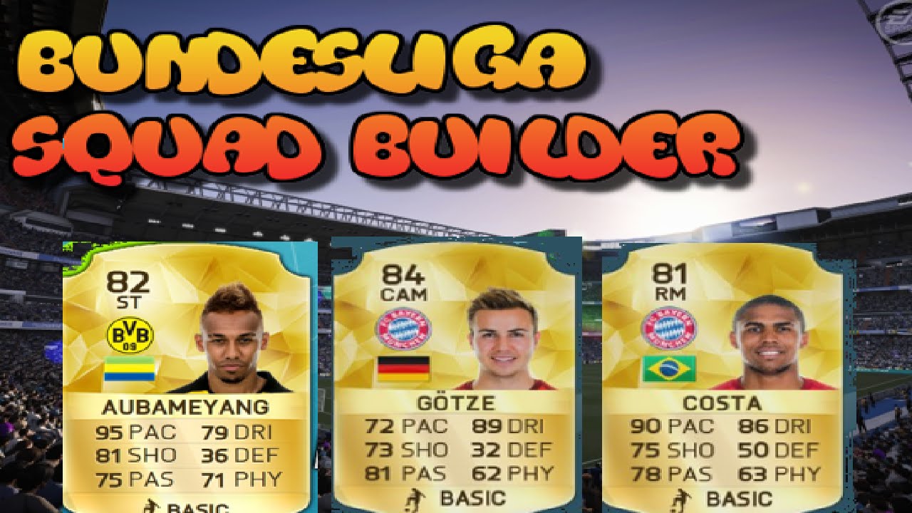 Fifa 16 squad builder bundesliga 90k