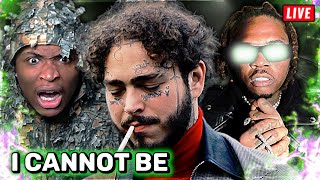 *LIVE* Post Malone - I Cannot Be (A Sadder Song) (Audio) ft. Gunna (REACTION)