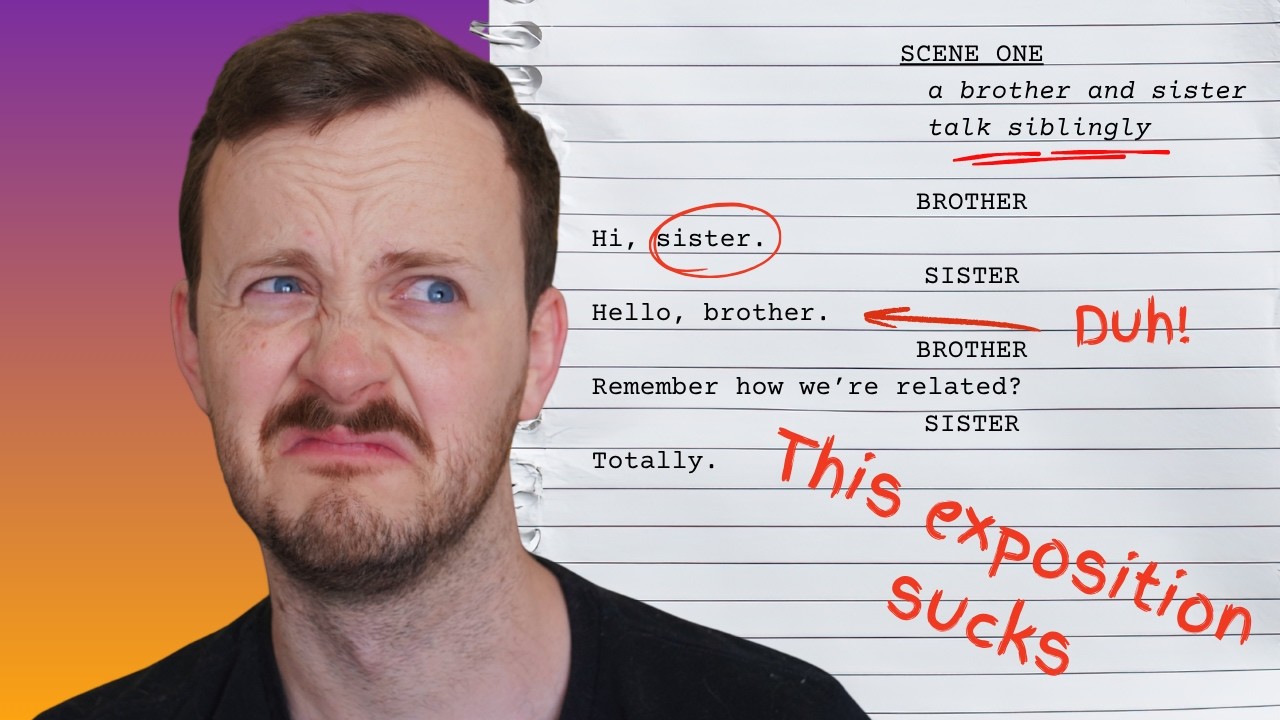 Why Your Exposition is Clunky (and how to fix it) - YouTube