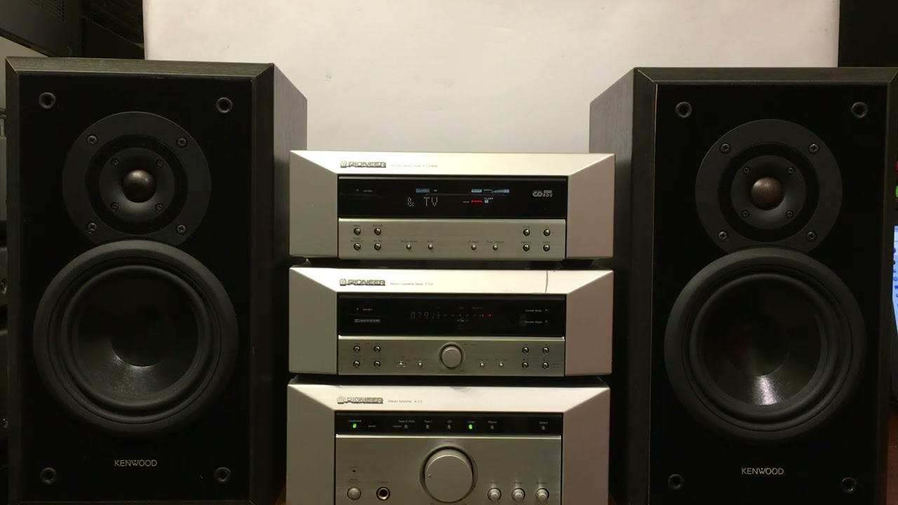Pioneer set A C3 T C3 F C5RDS Kenwood LS 200G - YouTube
