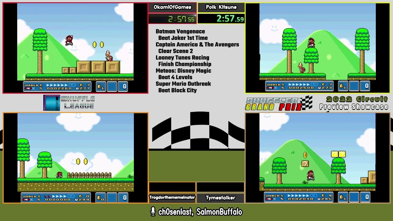 OkamiOfGames/Polk Kitsune. Trogdorthememeinator/Tymestalker. Shuffle Relay Tournament