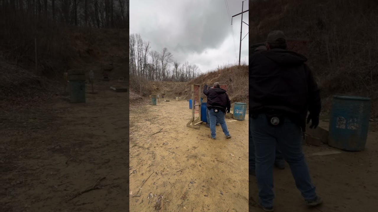 First pistol match. Gun belt will be used next time. 