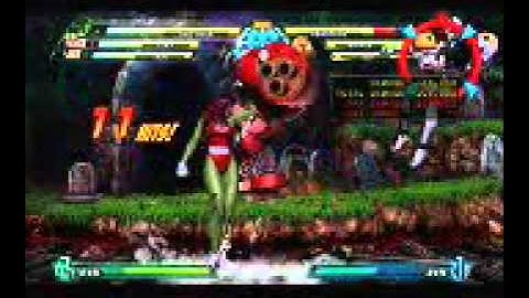 MVC3 She-Hulk throw super comboed into dhc glitch!!!!!!!!
