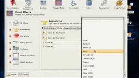 Ubuntu Feisty with Beryl Burn window animation