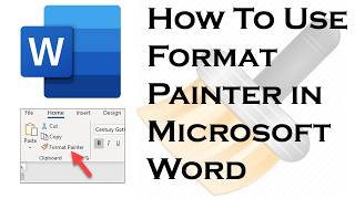 THE BEST Microsoft Word Tip:  How to Use Format Painter