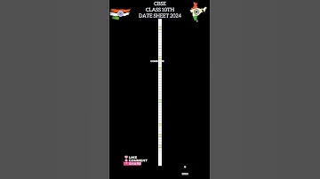 CBSE Latest News 🔥| CBSE Date Sheet 2024 Out | Class 10 Date Sheet 2024