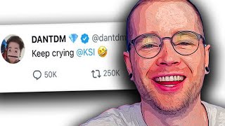 Dantdm Is Laughing At Ksi And Logan Paul