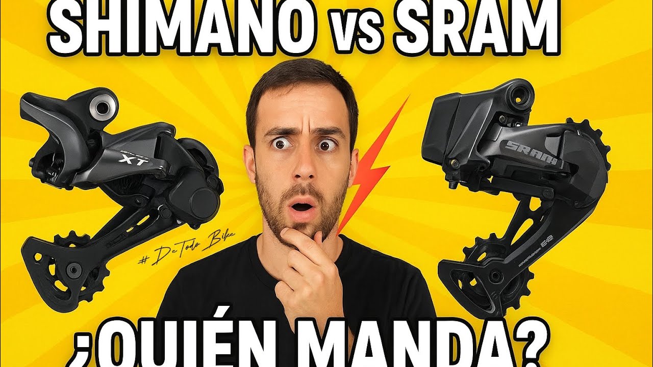 vs sram calidades shimano carretera