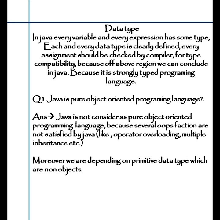 Java short 📝 in English || data types in java || coding status 🙃video # ...