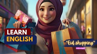 "Eid shopping"| Improve your English | English listening skills - Speaking skills