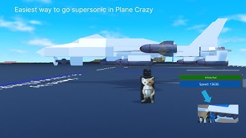 Easiest way to go super-sonic in plane crazy (hover thruster) SUPER FAST