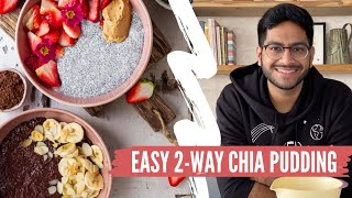 Chia Seed Pudding Recipe 2 way | Easy & Healthy breakfast ideas | chocolate chia seed pudding recipe