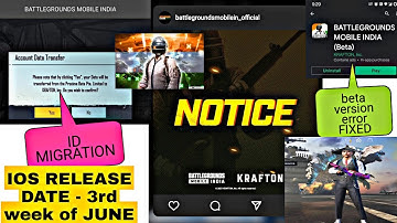 BGMI OFFICIALLY LAUNCHED ❤️✨| DATA TRANSFER BGMI | BGMI IN IOS SOON | BGMI ERROR FIXED | JULY NOTICE