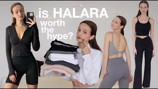 HUGE activewear try-on HAUL | ft. Halara