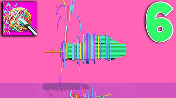 RubberBand Cutting - Relaxing ASMR level 101-120 Gameplay Walkthrough (IOS, Android)