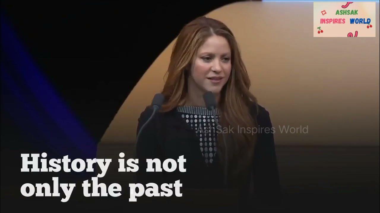 ENGLISH SPEECH | SHAKIRA: Education Changes the World (English