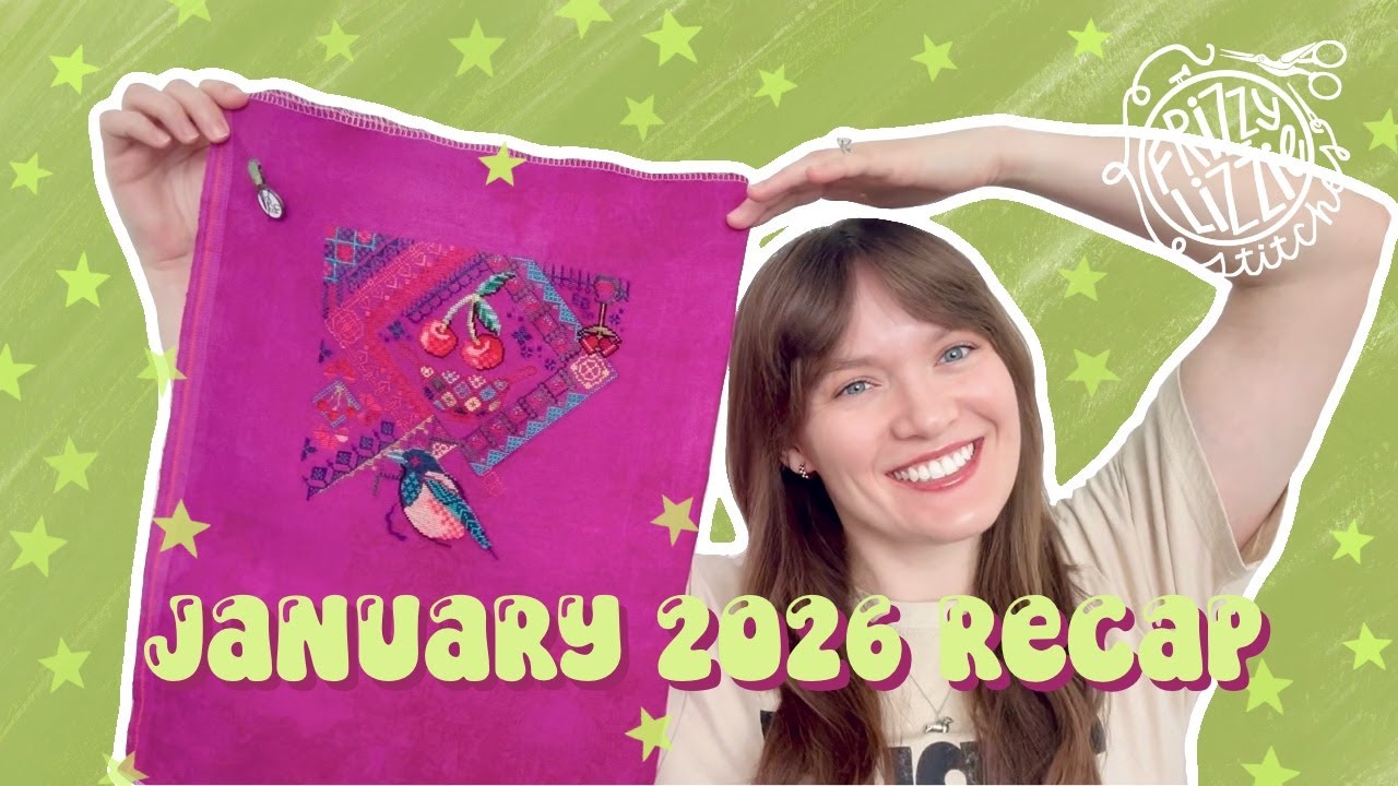 Flosstube #81 - Празднование моего 30-летия со всеми моими любимыми вещами - Frizzy Lizzie Stitches