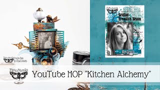 Finnabair YouTube HOP - Kitchen Alchemy. Spice Jar by Olya Kravets