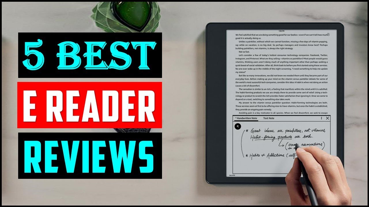 Top 5 Best E Reader (2024)  Best Ebook Reader - Review 