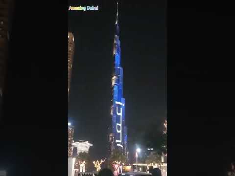 Bangladesh flag display at Burj khalifa || celebrating New year 2021 at Burj Khalifa dubai. || Flag