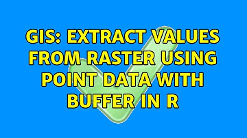 GIS: Extract values from raster using point data with buffer in R