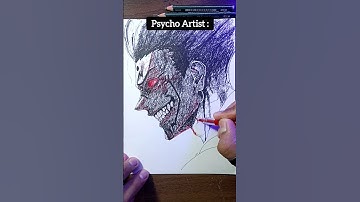 Drawing Sukuna - Normal vs Psycho artist #art #shorts