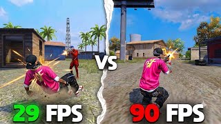I Played Free Fire on 30 vs 120 FPS 🤯 Which is Best for Headshot ? #shorts  screenshot 2
