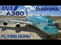 Business  ana airbus a380   upper deck   honolulu  tokyo    full flight report