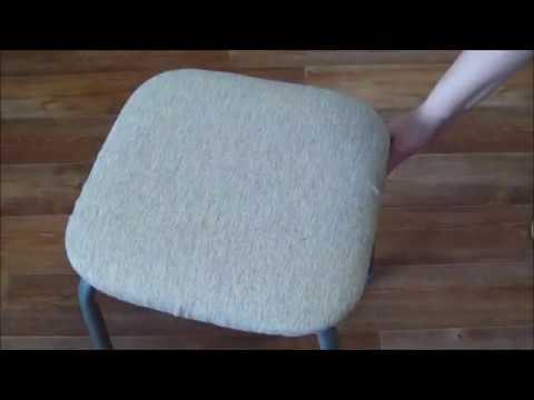 How to Sew a Cover on Round Stool Seat