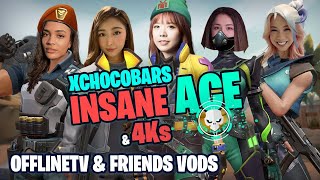 XChocoBars Insane ACE & 4Ks ft. Valkyrae Lilypichu Quarterjade & Sydeon l The Ladies Valorant Games